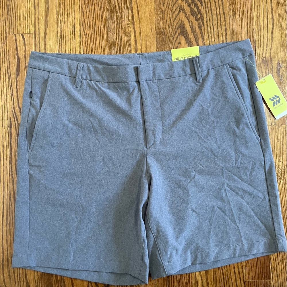 All In Motion Men's Gray Golf Shorts Size 40, NWT